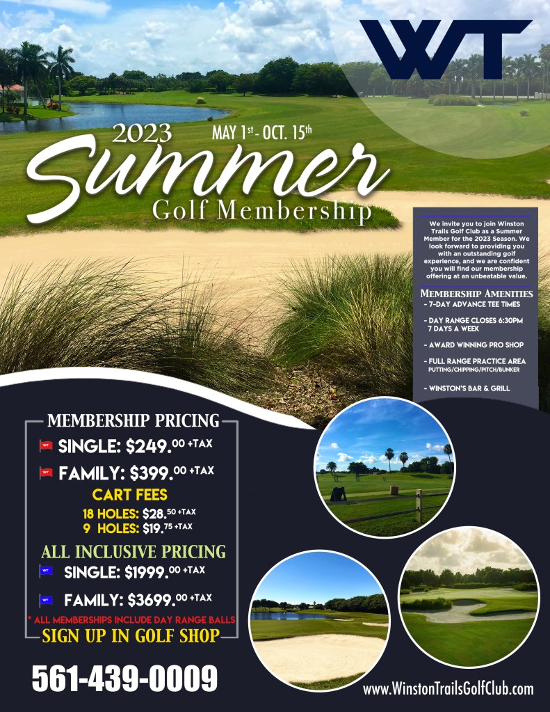 Summer Golf Membership at Winston Trails Golf Club 