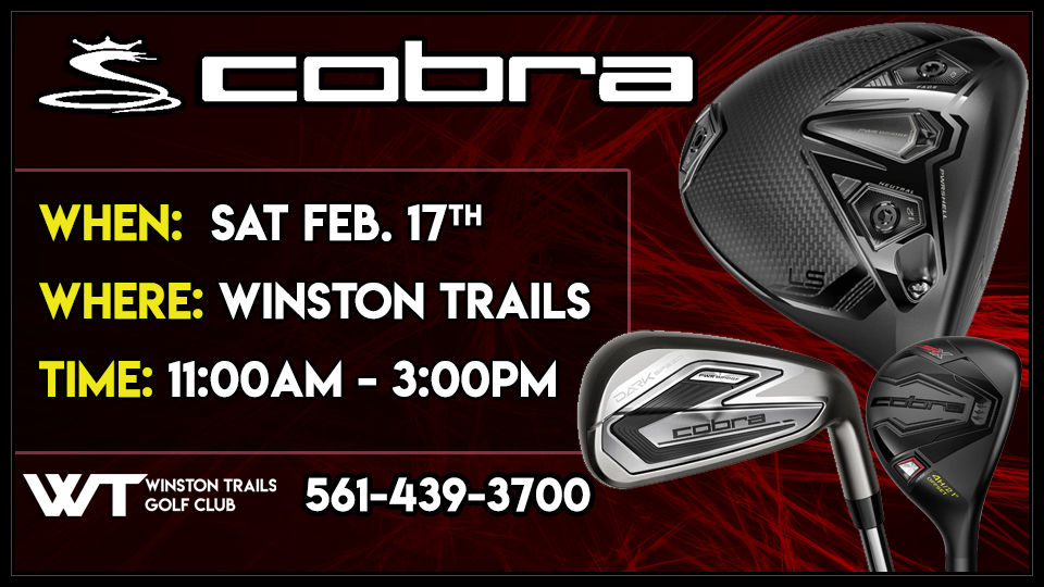 Saturday February 17th, Winston Trails COBRA Demo day